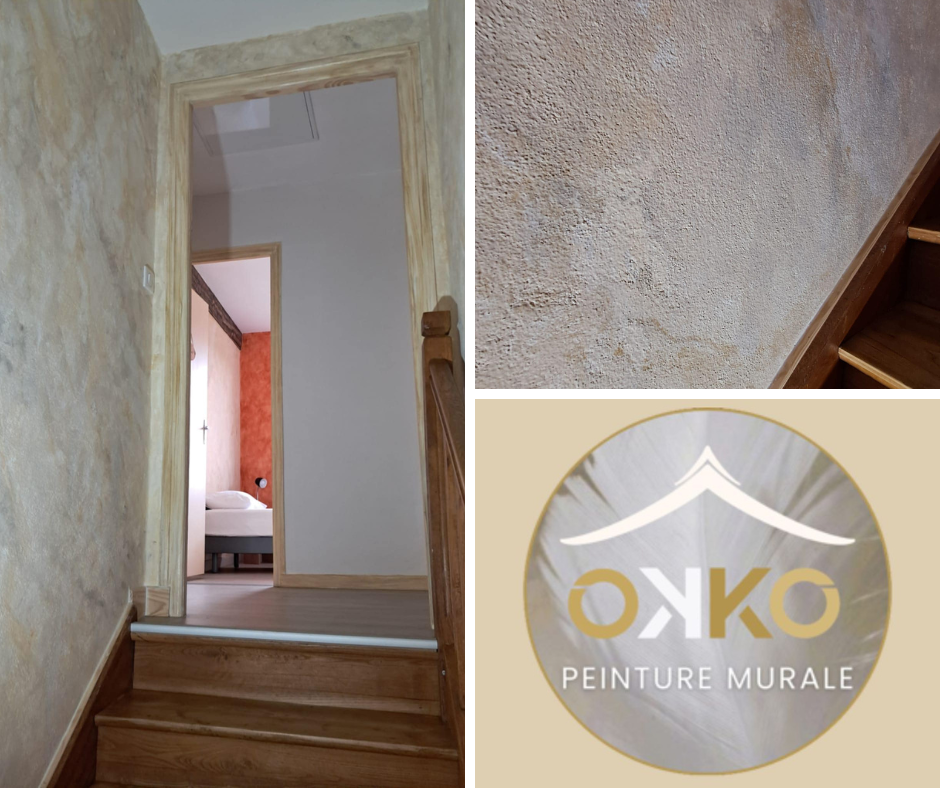  Valérie Bordage okko-peinture-murale okko peintures murales école d' Avignon peintre en décor du patrimoine artisan d'art maîtrise savoir faire Peintre peinture naturelle chambre salle de bain fresque mur murale luxe or décorative décoratif chaux stuc faux marbre faux bois imitation matière trompe l'œil pigment liant patrimoine salon mate brillant satinée finition qualité création rénovation restauration monument historique château demeure villa enduit atelier cours formation stage accompagnement tableau marais poitevin cantal buron artistique artiste couleur harmonie dégradé aplat motifs abstrait illustration photo badigeon eau forte lavis glacis aquarelle huile vernis œuf colle de peau argile sable chaux aérienne chaux hydrolique lait de chaux chaux en pâte chevalet couteau pinceaux brosse rouleaux spatule taloche serer lisser ferrer talocher recette tradition environnement sain savoir-faire art architecte conservation maison église commerce restaurant hôtel école hôpital habitat Corrèze La Rochelle Rochefort Fouras Charentes - Maritimes Lot Lot et Garonne Aveyron chantier projet réhabilitation assurance dégat des eaux  paysage portrait décoration florale technique expertise professionnelle artisan artisane devis professionnel bâtiment ancien charme harmonie  Intérieur extérieur piscine ambiance zen japonaise wabi zabi feng shui tendance aménagement style inspiration esthétique espace coloré camaieu panoramique grisaille bohème chic élégant ocre terra cota ombre naturelle rouge jaune vert vintage cosy chambre parentale écologique économique agence immobilière home staging agencement intérieur texture jungle relooking