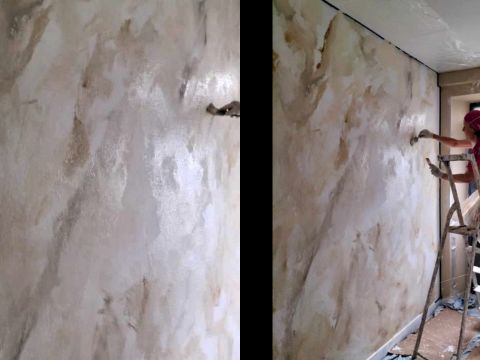 valerie bordage peinture naturelle chaux fausse matière imitation matière 