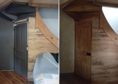 RENOVATION : Création d’un FAUX BOIS en raccord avec l’existant